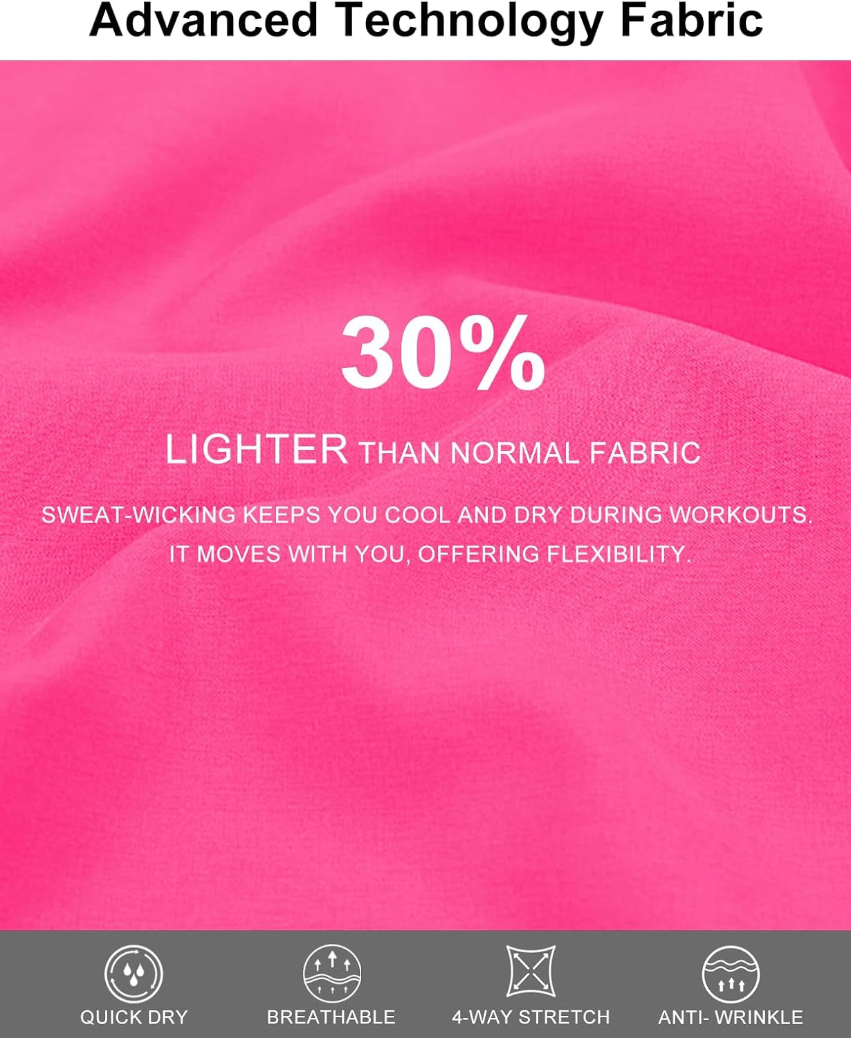 Women'S Running Shorts Elastic High Waisted with Pockets, 2.5" Sporty Workout Quick Dry Athletic Shorts