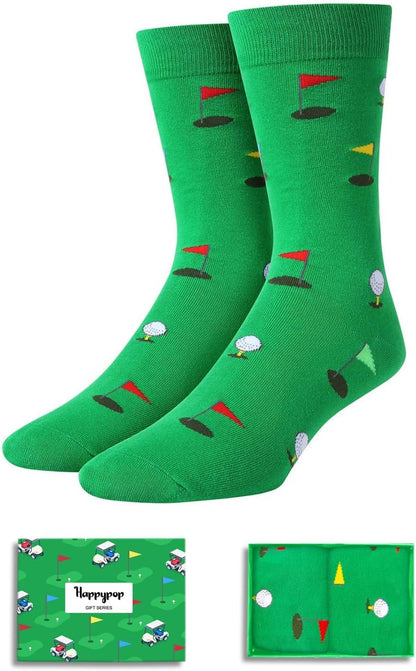 Funny Gifts for Men Women - Fishing Golfing Bowling Socks, American Flag Gifts