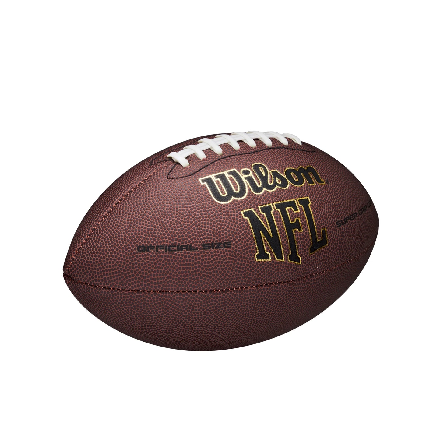 NFL Super Grip Football - Brown, Official Size (Ages 14 and Up)