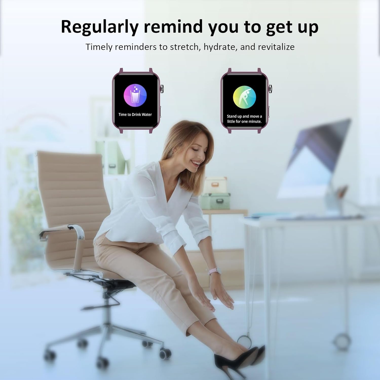 Health Fitness Tracker 2024(Answer/Make Calls), 1.85'' Smartwatche for Women Men with 24/7 Heart Rate and Blood Oxygen,Step/Sleeptracker,100+Sport,Ip68 Waterproof Activity Trackers for Android&Iphone