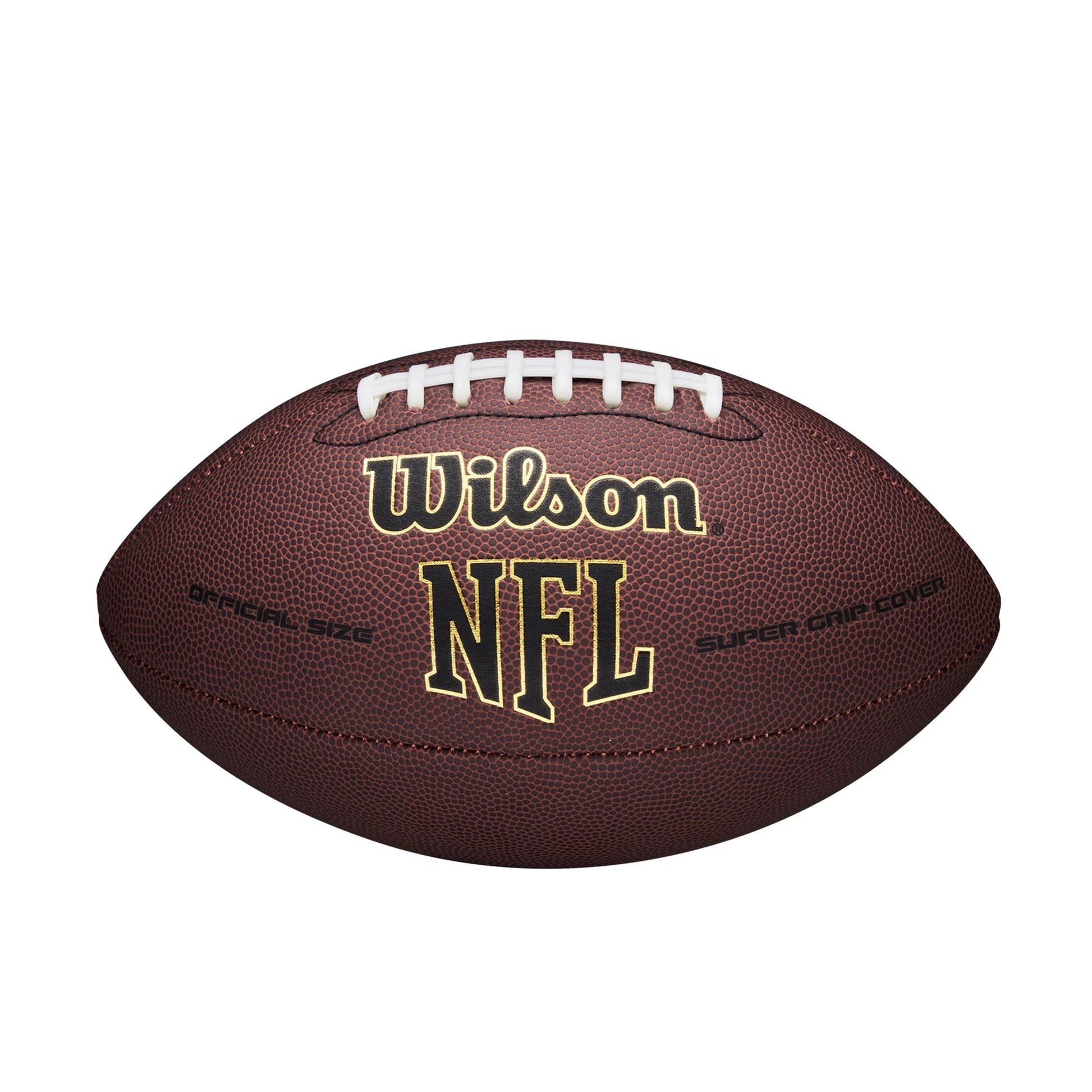 NFL Super Grip Football - Brown, Official Size (Ages 14 and Up)