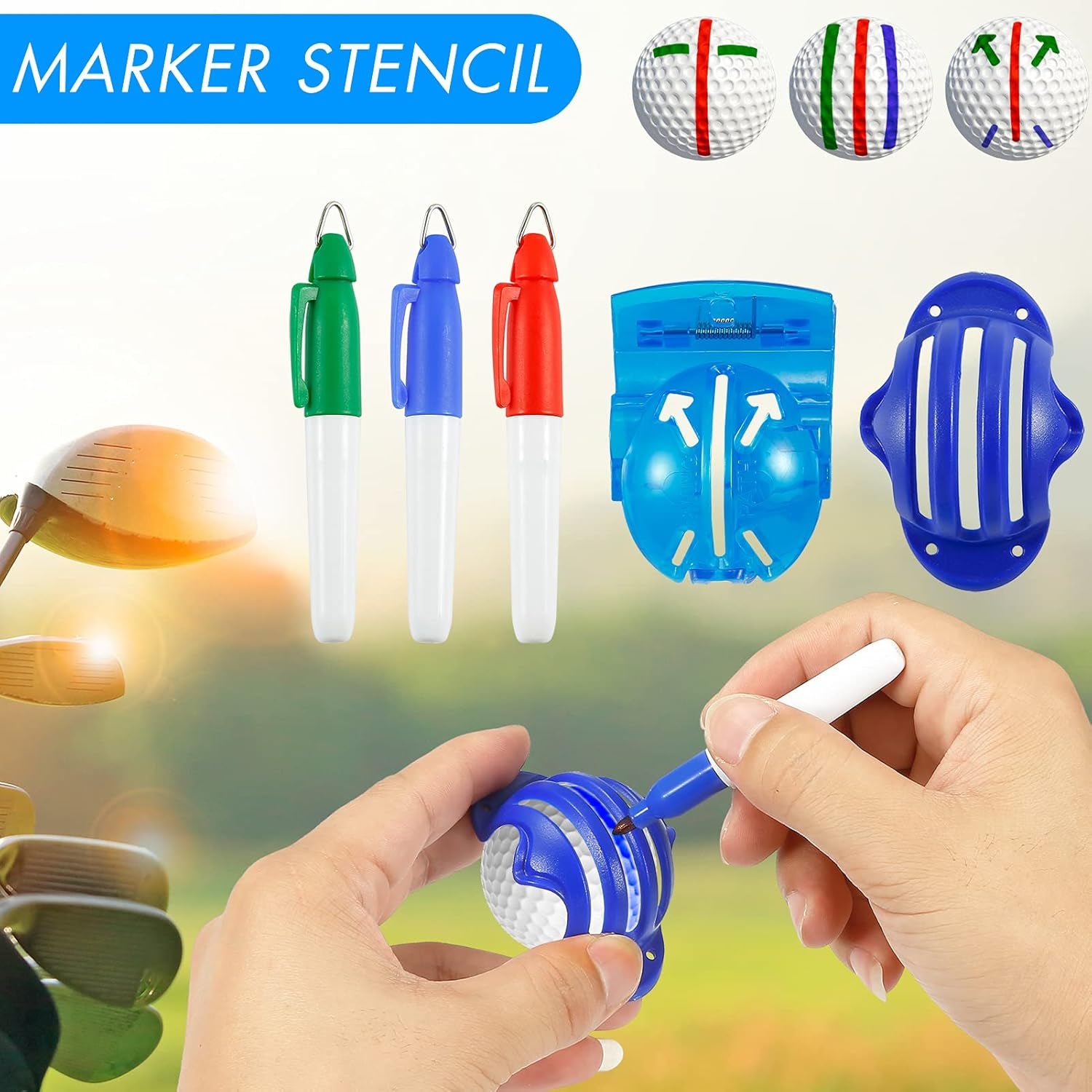 Accessories Set - PRO Retractable Club Brush, Microfiber Waffle Pattern  Towel, Divot Repair Tool, Club Cleaning Kit